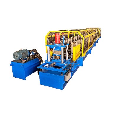 Hydraulic Press Manual Change Size C Purlin Roll Forming Machine CNC channel color steel C Purlin Roll Former